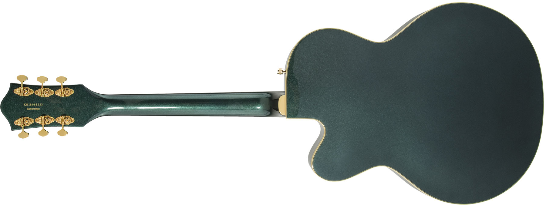 Gretsch G5420tg Electromatic Hollow Body Ltd Bigsby Rw - Cadillac Green - Guitare Électrique 3/4 Caisse & Jazz - Variation 1