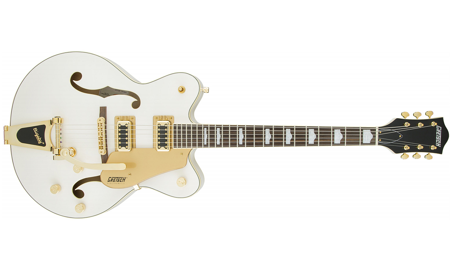 Gretsch G5422tg Electromatic Hollow Body 2016 Bigsby - Snowcrest White - Guitare Électrique 3/4 Caisse & Jazz - Variation 1