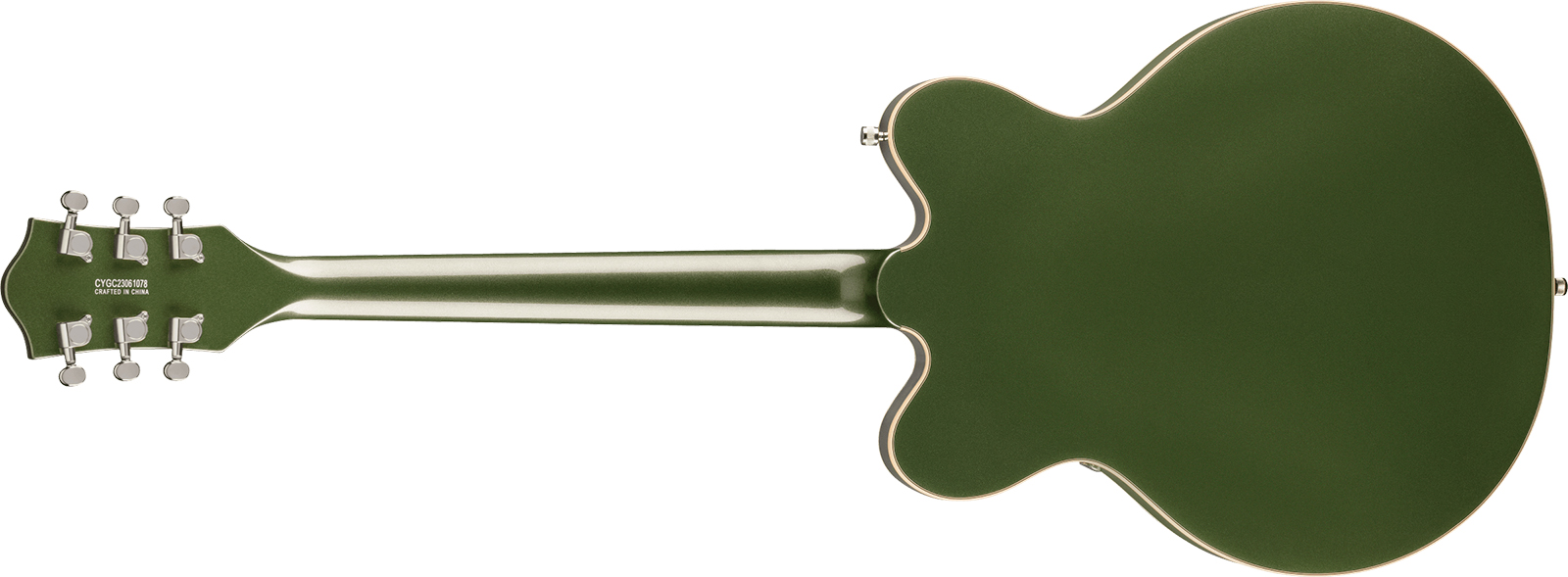 Gretsch G5622 Center Bloc Double Cut V-stoptail Electromatic 2h Ht Lau - Olive Metallic - Guitare Électrique 1/2 Caisse - Variation 1