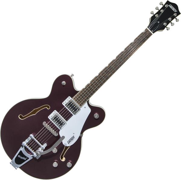 Guitare électrique 1/2 caisse Gretsch G5622T Electromatic Center Block Double-Cut with Bigsby 2019 - Dark cherry metallic