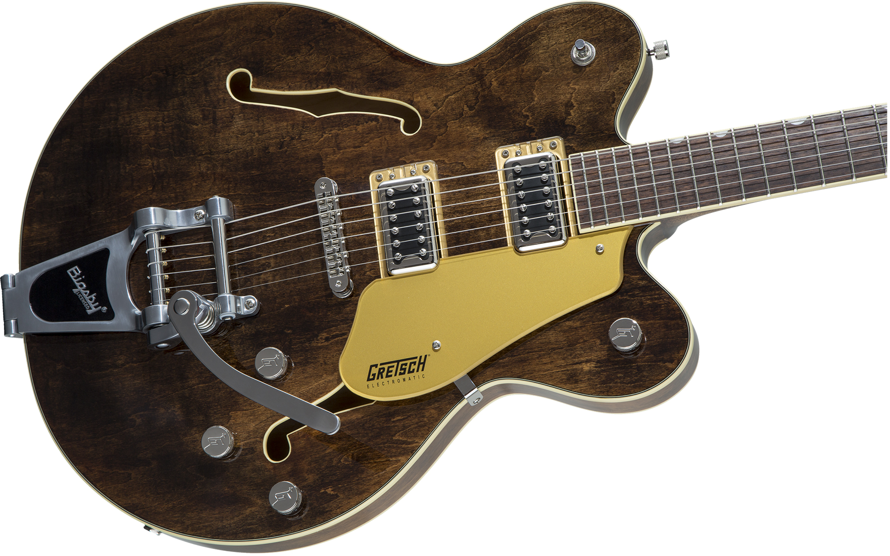 Gretsch G5622t Center Bloc Double Cut Bigsby Electromatic 2019 Hh Lau - Imperial Stain - Guitare Électrique 1/2 Caisse - Variation 2