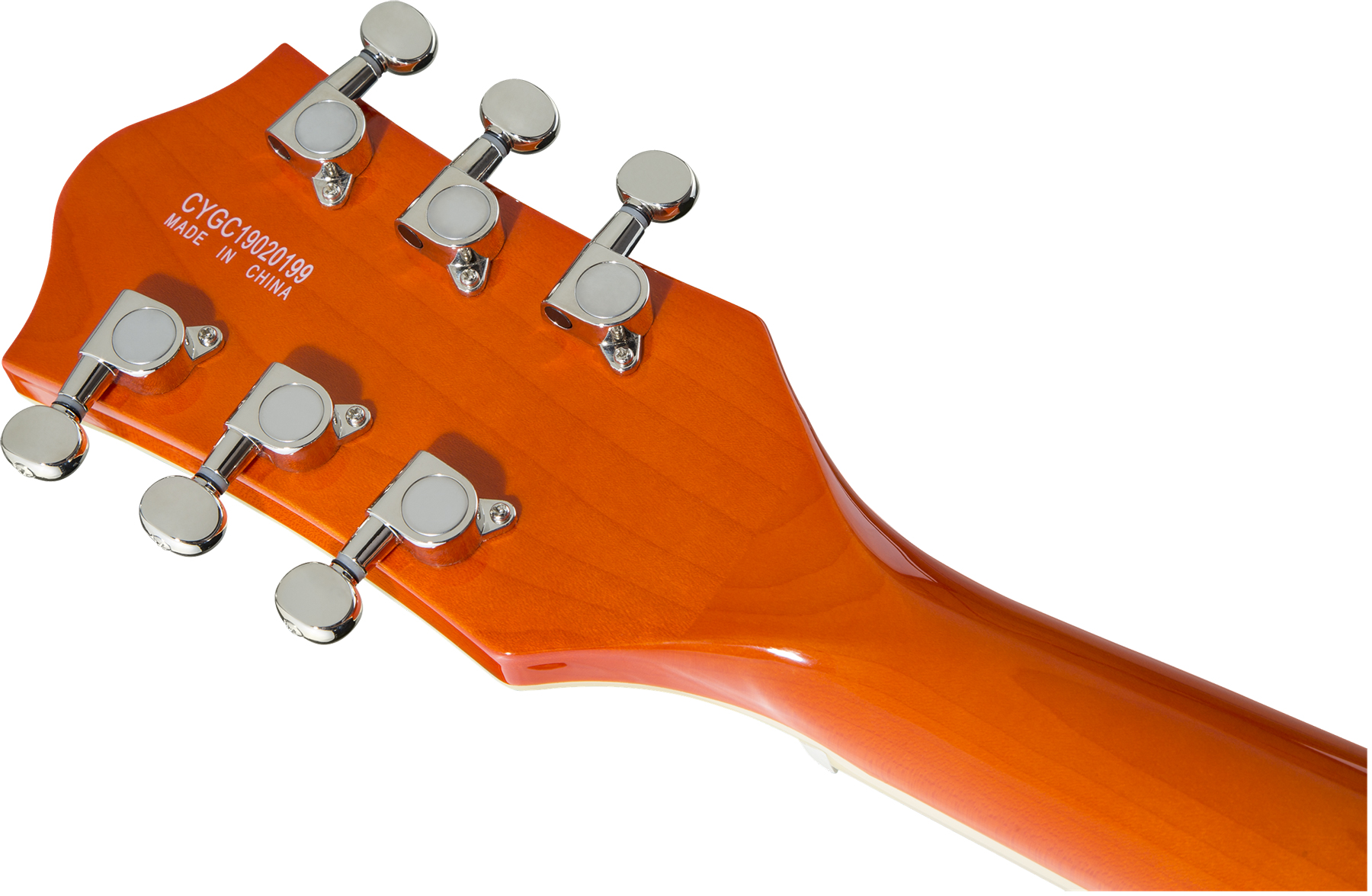 Gretsch G5622t Center Bloc Double Cut Bigsby Electromatic 2019 Hh Lau - Orange Stain - Guitare Électrique 1/2 Caisse - Variation 3