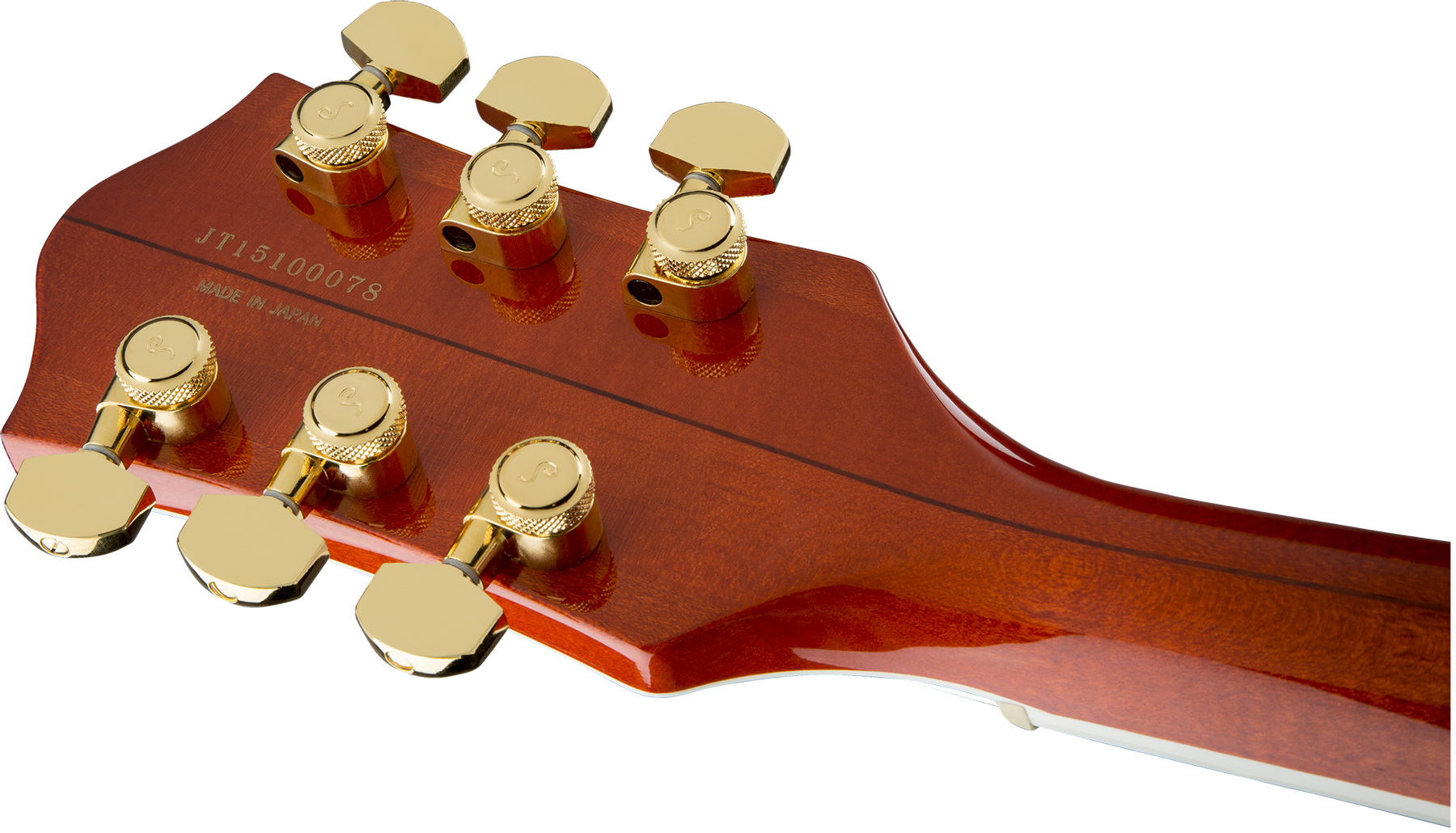 Gretsch G6120tfm Players Edition Nashville Pro Jap Bigsby Eb - Orange Stain - Guitare Électrique 1/2 Caisse - Variation 3