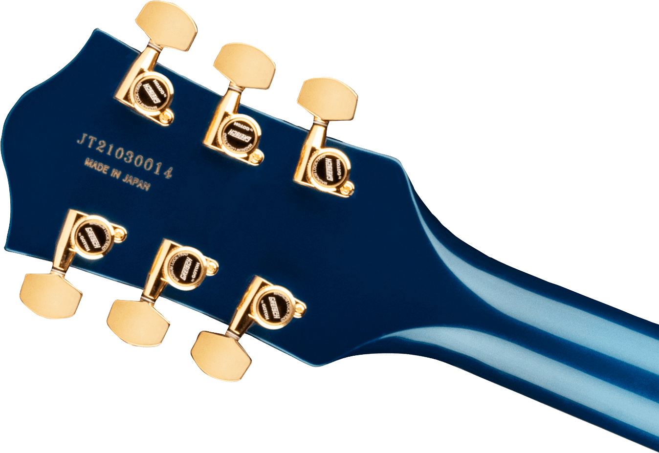 Gretsch G6120tg Players Edition Nashville Pro Jap Bigsby Eb - Azure Metallic - Guitare Électrique 1/2 Caisse - Variation 3