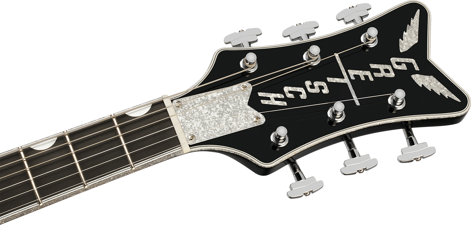 Gretsch G6134tg-58 Bigsby Penguin Ltd Pro Jap 2h Trem Eb - Light Blue Pearl - Guitare Électrique Single Cut - Variation 3