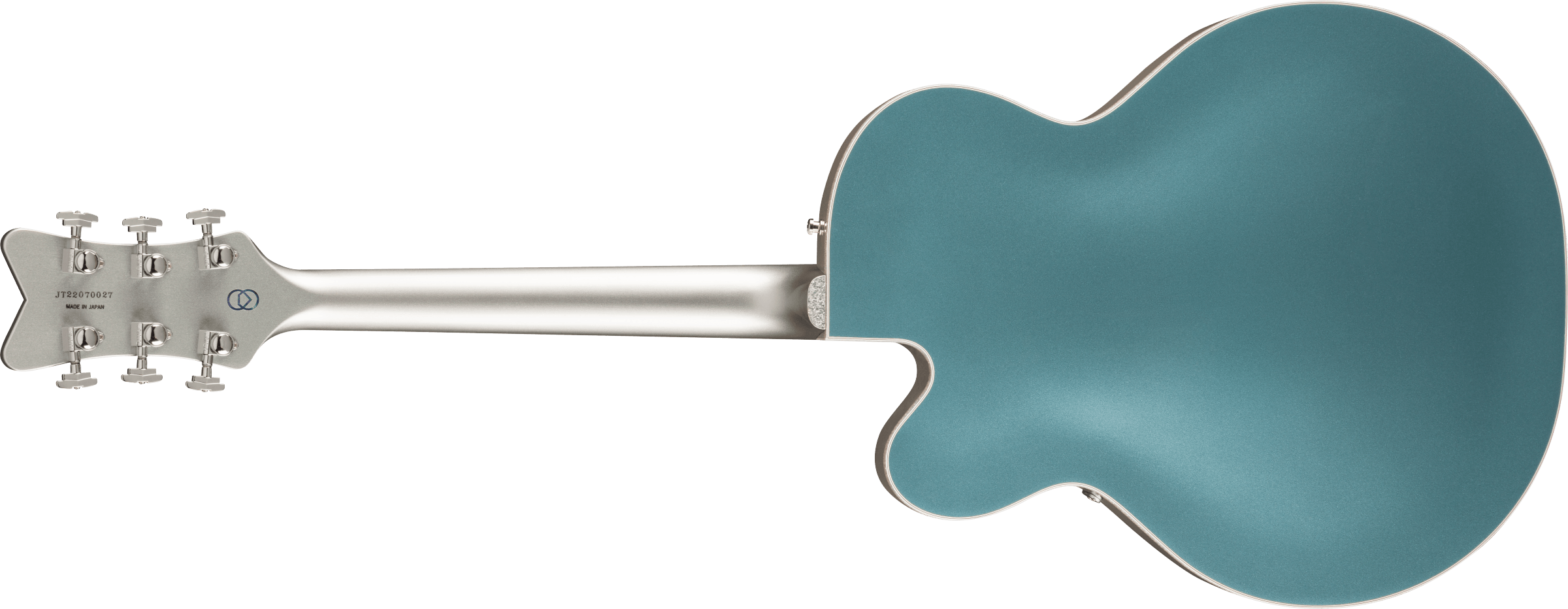 Gretsch G6136t-140 Ltd 140th Double-platinum Falcon Eb - Two-tone Stone Platinum/pure Platinum - Guitare Électrique 1/2 Caisse - Variation 1