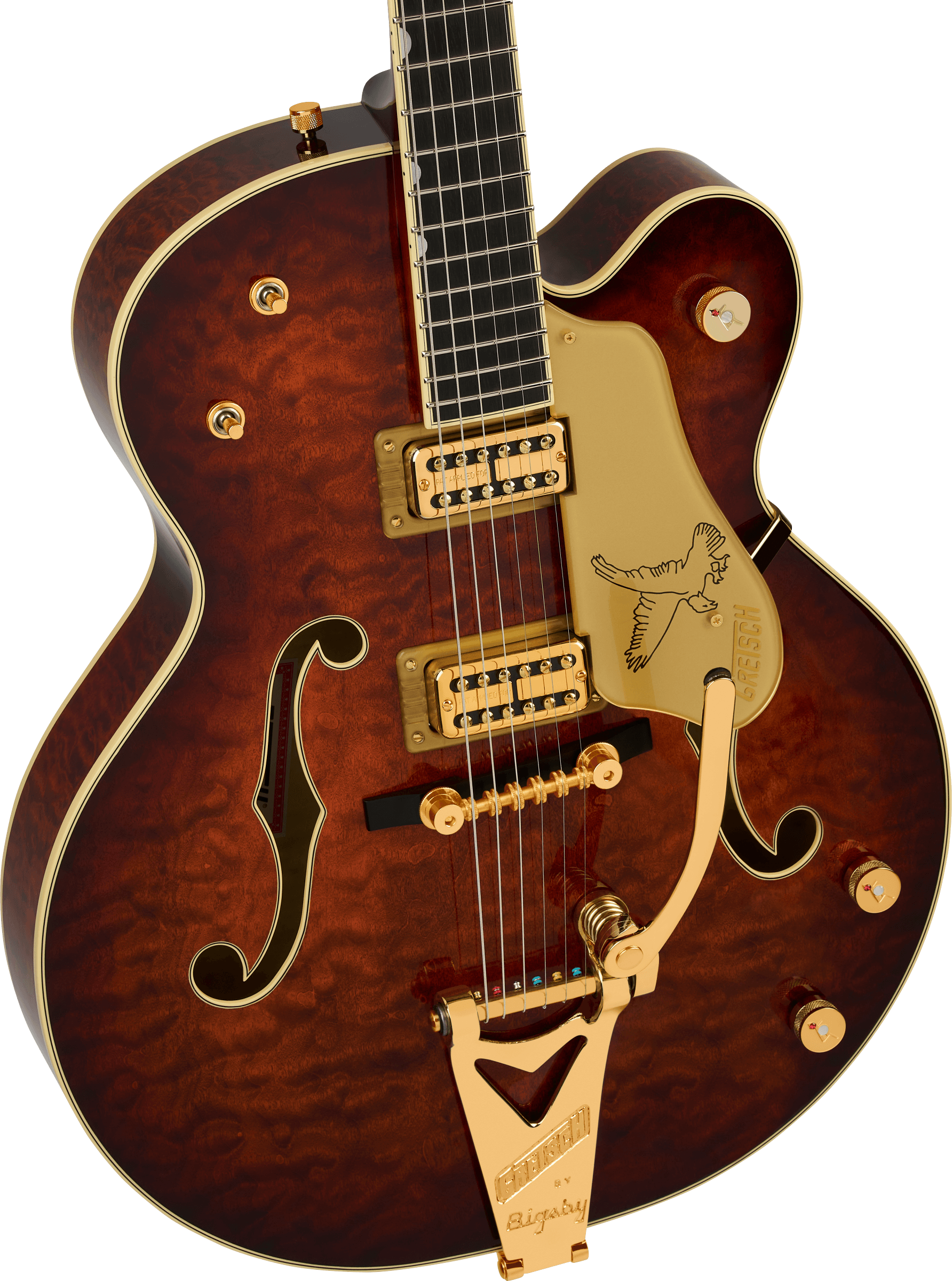 Gretsch G6136tgqm-59 Professional Ltd Edition Falcon Trem Hh Eb - Forge - Guitare Électrique 1/2 Caisse - Variation 2