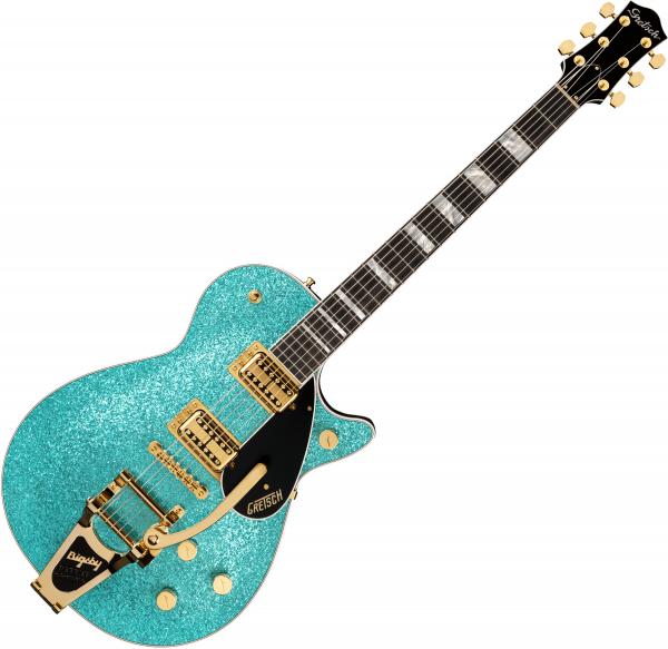 Guitare électrique solid body Gretsch G6229TG Players Edition Jet BT Pro Japan Ltd - Ocean turquoise sparkle