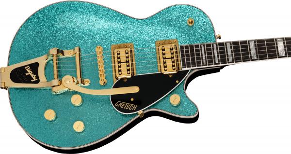 Guitare électrique solid body Gretsch G6229TG Players Edition Jet BT Pro Japan Ltd - ocean turquoise sparkle