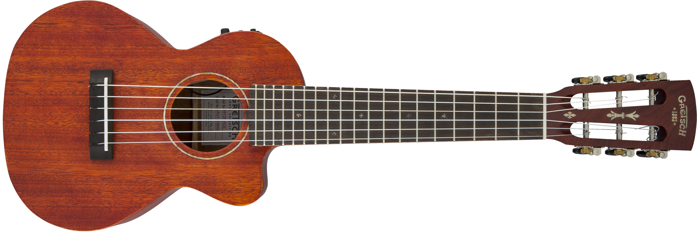 Gretsch G9126 A.c.e. Guitar Ukulele - Honey Mahogany Stain - GuitalÉlÉ - Variation 1