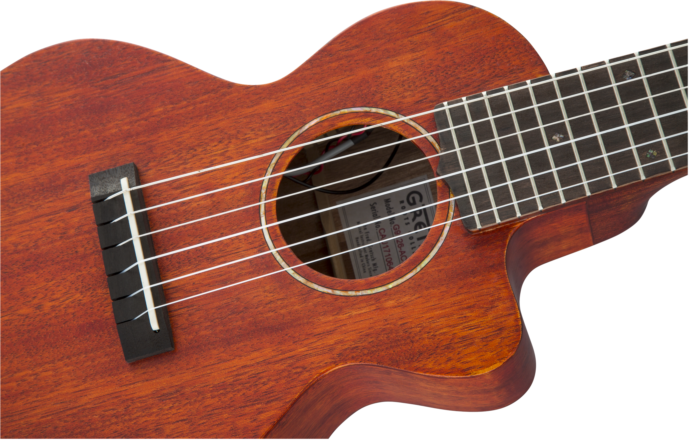 Gretsch G9126 A.c.e. Guitar Ukulele - Honey Mahogany Stain - GuitalÉlÉ - Variation 3