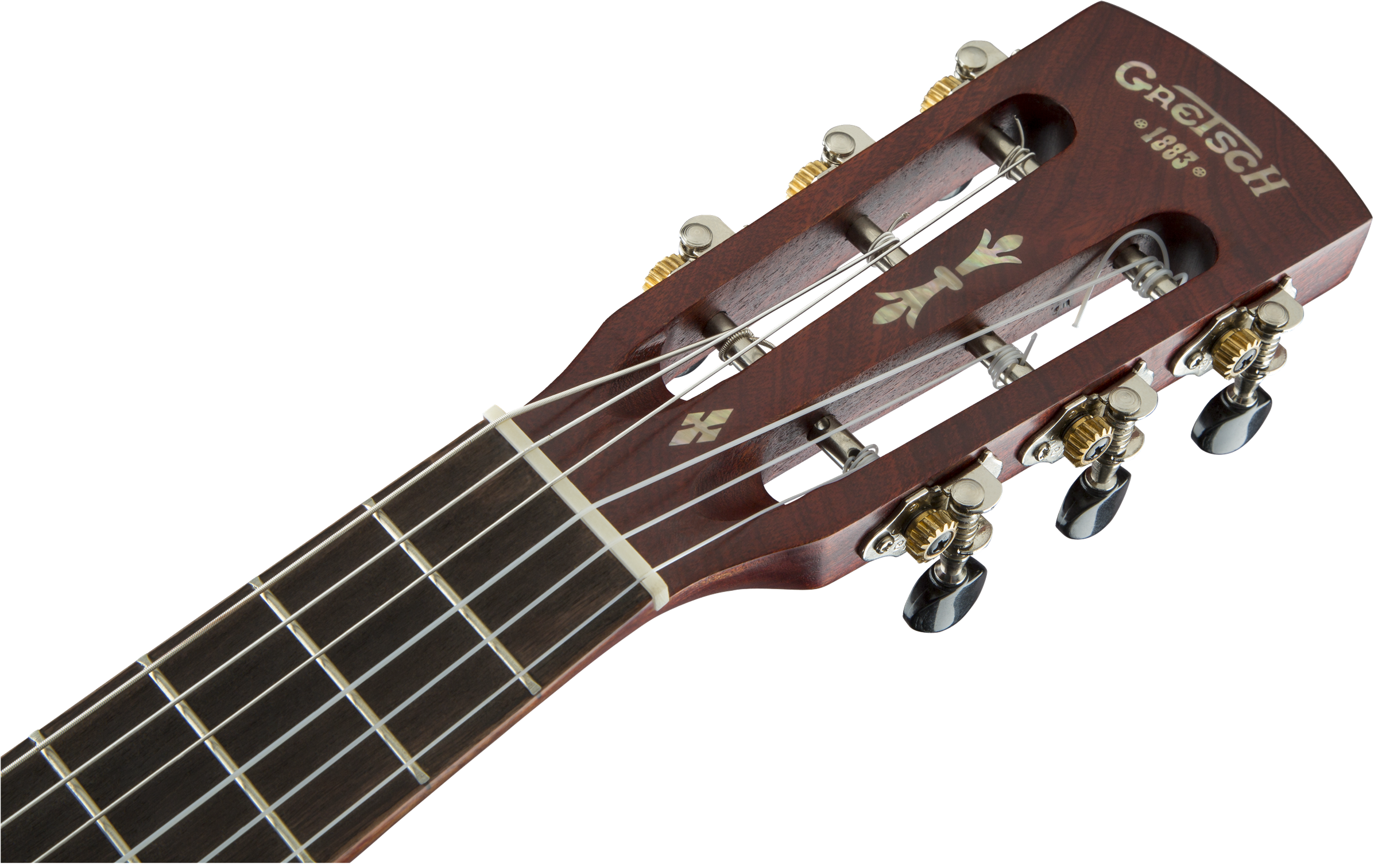 Gretsch G9126 A.c.e. Guitar Ukulele - Honey Mahogany Stain - GuitalÉlÉ - Variation 4