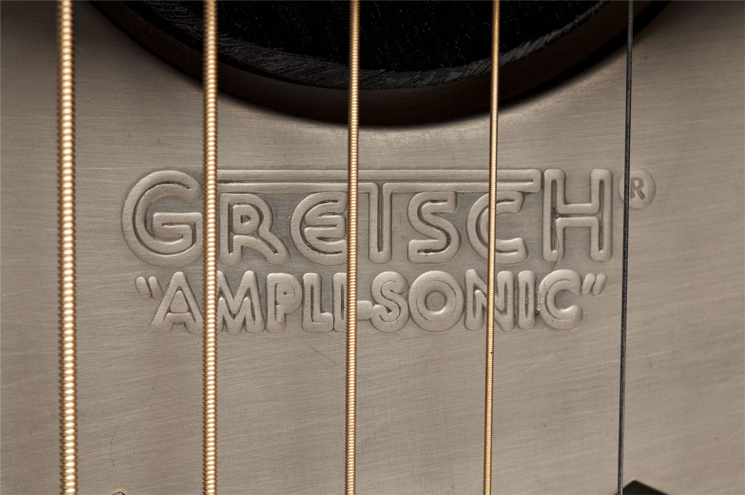 Gretsch G9201 Honey Dipper Round-neck Brass Body Pk - Weathered Pump House Roof - Dobro Resonateur - Variation 4