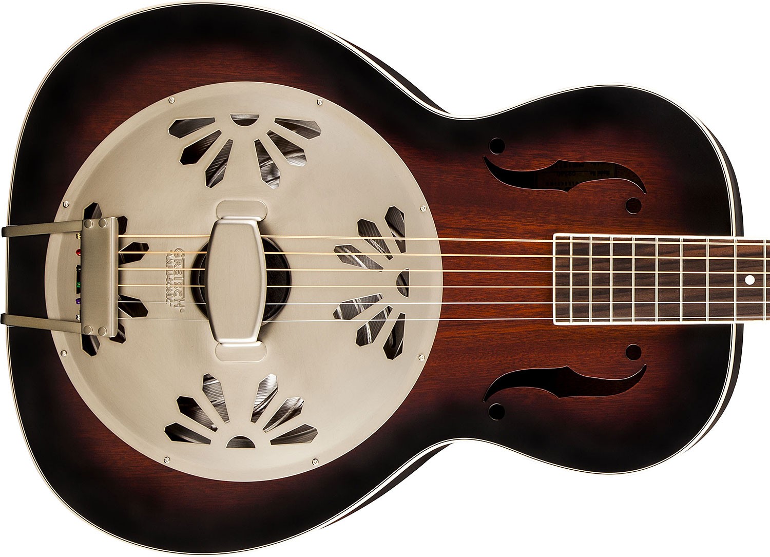 Gretsch G9240 Alligator Biscuit Round-neck Resonator Rw - 2-color Sunburst - Dobro Resonateur - Variation 1