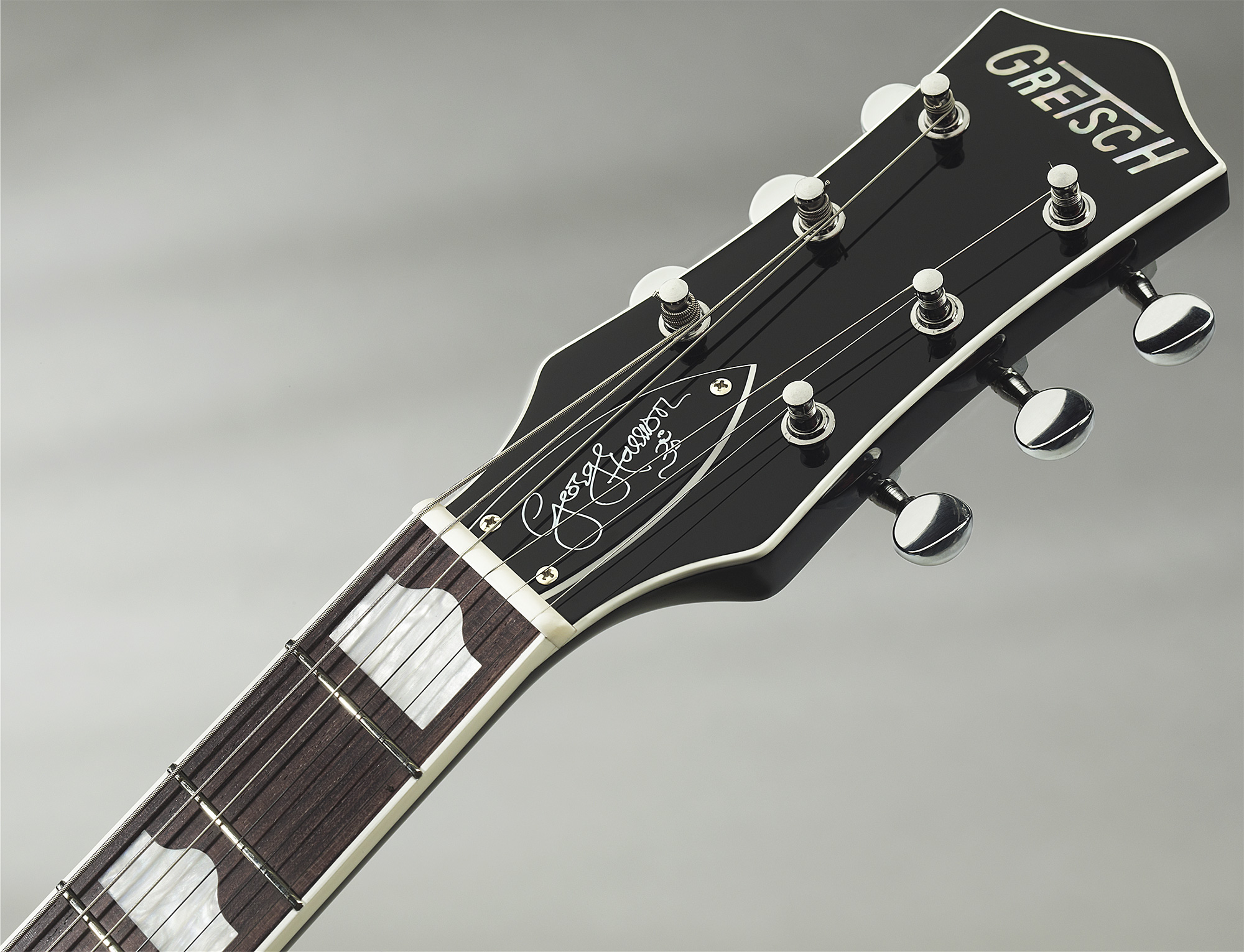 Gretsch George Harrison G6128t-gh Signature Duo Jet - Black - Guitare Électrique Single Cut - Variation 3