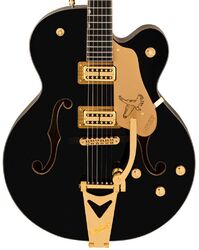 Guitare électrique 1/2 caisse Gretsch Synchromatic Falcon Hollow Body Single-Cut Bigsby - Black