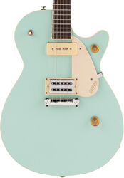 Guitare électrique single cut Gretsch G2215-P90 Streamliner Junior Jet Club - Mint metallic