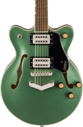 Guitare électrique double cut Gretsch G2655 Streamliner Center Block Jr. Double-Cut with V-Stoptail - Steel olive