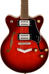 G2655 Streamliner Center Block Jr. Double-Cut with V-Stoptail - claret burst