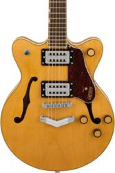 Guitare électrique double cut Gretsch G2655 Streamliner JR DC - Village Amber