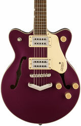 Guitare électrique 1/2 caisse Gretsch G2655 Streamliner Center Block Jr. Double-Cut With V-Stoptail - Burnt orchid