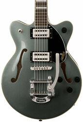 Guitare électrique double cut Gretsch G2655T Streamliner Center Block Jr. Double-Cut With Bigsby - Stirling green