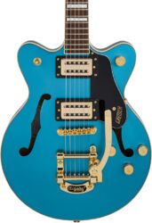 G2655TG Streamliner Center Block Jr. Double-Cut Bigsby Ltd - Riviera Blue