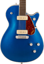 Guitare électrique single cut Gretsch G5210-P90 Electromatic Jet Two 90 Single-Cut with Wraparound - Fairlane blue