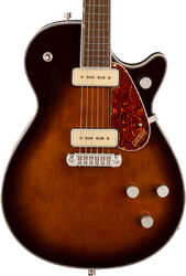 Guitare électrique single cut Gretsch G5210-P90 Electromatic Jet Two 90 Single-Cut with Wraparound - Single barrel burst