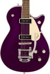 Guitare électrique single cut Gretsch G5210T-P90 Electromatic Jet Two 90 Single-Cut with Bigsby - Amethyst