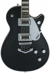 Guitare électrique single cut Gretsch G5220 Electromatic Jet BT V-Stoptail - Black