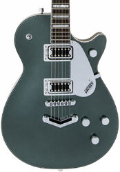 Guitare électrique single cut Gretsch G5220 Electromatic Jet BT V-Stoptail - Jade grey metallic