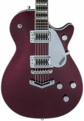 Guitare électrique single cut Gretsch G5220 Electromatic Jet BT V-Stoptail - Dark cherry metallic