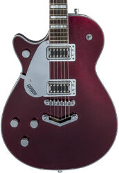 Guitare électrique gaucher Gretsch G5220LH Electromatic Jet BT Single-Cut V-Stoptail - Dark cherry metallic