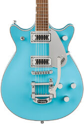 Guitare électrique double cut Gretsch G5232T Electromatic Double Jet FT Bigsby - Kailani blue