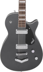 Guitare électrique baryton Gretsch G5260 Electromatic Jet Baritone with V-Stoptail - London grey