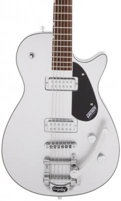 Guitare électrique baryton Gretsch G5260T Electromatic Jet Baritone Bigsby - Airline silver