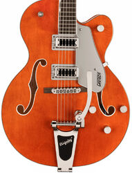 Guitare électrique 1/2 caisse Gretsch G5420T Electromatic Classic Hollow Body Single-Cut with Bigsby - Orange stain