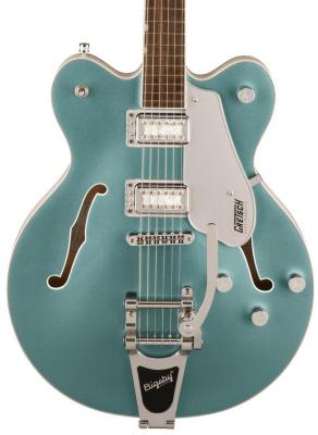 Guitare électrique 1/2 caisse Gretsch G5622T-140 Electromatic Hollow Body 140th Double Platinum Center Block Bigsby - Two-tone stone / pearl platinum
