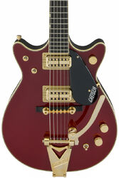 Guitare électrique double cut Gretsch G6131T-62 Vintage Select ’62 Jet With Bigsby (Japan) - Vintage firebird red