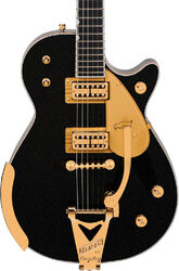 Guitare électrique single cut Gretsch Professionnal G6134TG-58 1958 Custom Penguin Bigsby Ltd (Japan) - Emerald Night