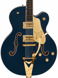 Guitare électrique 3/4 caisse & jazz Gretsch G6136TG Players Edition Falcon (Japan) - Midnight sapphire