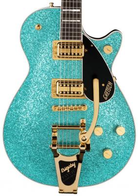Guitare électrique solid body Gretsch G6229TG Players Edition Jet BT Pro Japan Ltd - Ocean turquoise sparkle