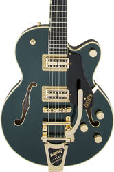 Guitare électrique 1/2 caisse Gretsch G6659TG Players Edition Broadkaster Jr. Center Block SC Bigsby Pro Japan - Cadillac green