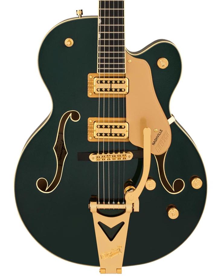 Guitare électrique 1/2 caisse Gretsch Synchromatic Nashville Hollow Body Single-Cut Bigsby - Cadillac green