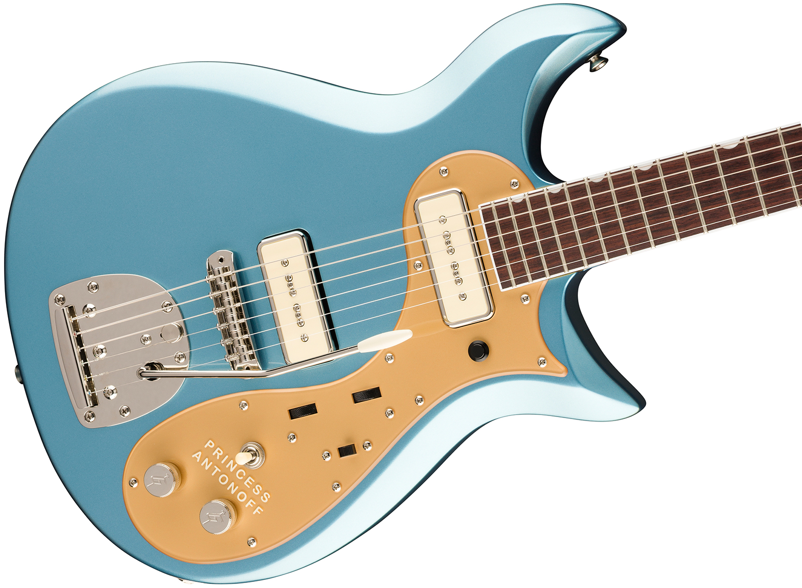 Gretsch Jack Antonoff Cvt Princess Electromatic Ltd Signature 2s Trem Rw - Mako - Guitare Électrique Double Cut - Variation 2