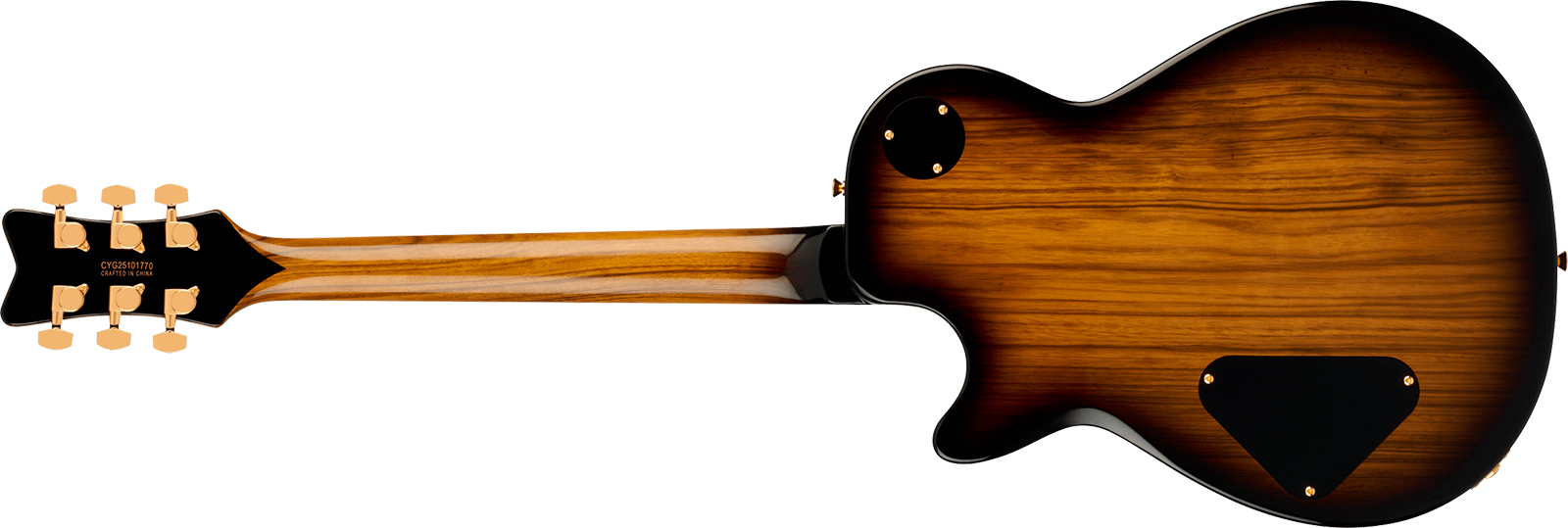 Gretsch Jet Black Limba Electromatic Ltd Chi 2h Ht Eb - Sunburst - Guitare Électrique Single Cut - Variation 1