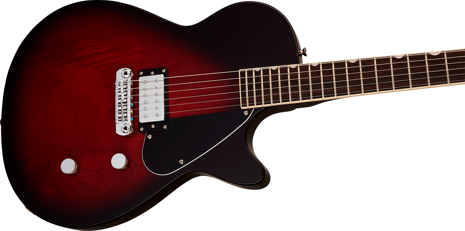 Gretsch Jet Club 1-pickup Electromatic 1h Ht Rw - Claret Burst - Guitare Électrique Single Cut - Variation 2