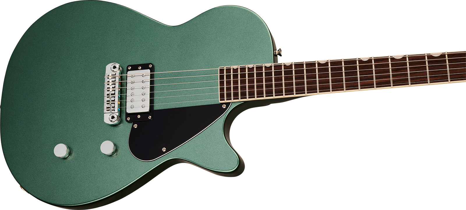 Gretsch Jet Club 1-pickup Electromatic 1h Ht Rw - Steel Olive - Guitare Électrique Single Cut - Variation 2