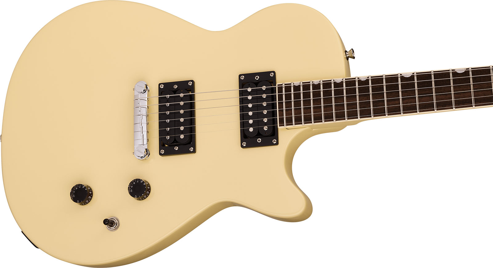 Gretsch Jet Club Streamliner 2h Ht Lau - Aged White - Guitare Électrique Single Cut - Variation 2